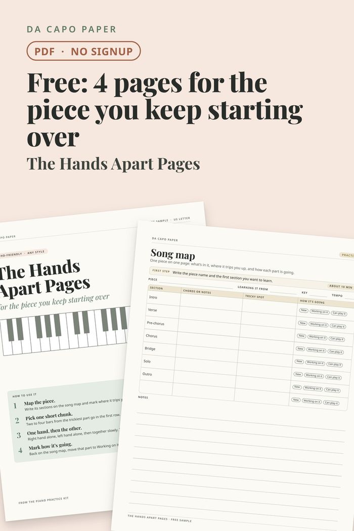 The Hands Apart Pages